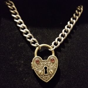 JEWELMINT Unlock My Heart Necklace